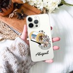 Gepersonaliseerde Leuke Hond Kat Medicijnfles Telefoonhoesje voor iPhone met Naam Betekenisvol Verjaardagscadeau voor Huisdierliefhebber