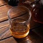 Verre à whisky 10oz Old Fashioned Rocks avec noms Cadeau de fête des pères Cadeau d'anniversaire pour le père Grand-père