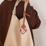 Personalizada Perro Gato Foto Etiqueta de la bolsa de cuero con nombre Regalo de cumpleaños para los amantes de las mascotas