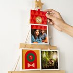 Personalized Pull-out 24 Photos Christmas Tree Shape Advent  Calendar with LED Light Home Decor Christmas Album Birthday Gift for Friend Family