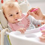 Bavoir Ajustable 100% Coton Personnalisé avec Initiale de Couronne Cadeau Noël Anniversaire pour Bébé Nouveau-né