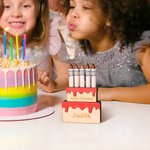 Tarta de Cumpleaños Personalizada Monedero de Madera con Texto y Nombre Grabados Regalo de Cumpleaños para un Amigo de la Familia