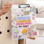 Personalized Speech Language Pathologist Clipboard with Name Stationery Office Supplies Birthday Gift for Speech Therapist