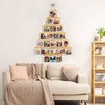 Personalized Pull-out 24 Photos Christmas Tree Shape Advent  Calendar with LED Light Home Decor Christmas Album Birthday Gift for Friend Family