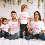Personalised Pink Ribbon Butterfly Support Squad Sweatshirt T-shirt with Name Encouragement Birthday Gift for Breast Cancer Family