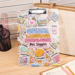 Personalized Speech Language Pathologist Clipboard with Name Stationery Office Supplies Birthday Gift for Speech Therapist