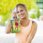 Personalisiertes Super Saugfähiges Cartoon Charakter Waffel-Golf-Handtuch mit Karabiner Golf Zubehör Geburtstag Geschenk für Golfspieler Golfliebhaber