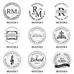 Personalisierter Buchpräger mit Namen Text Bibliothek Prägestempel mit Handgriff und Etiketten Weihnachten Geburtstag Geschenk für Buchliebhaber