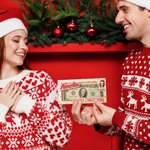 Personalized Merry Christmas Cute Cartoon Character Wooden Money Holder with Name Holiday Party Favors Gift for Kids