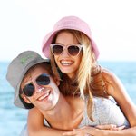 Personalised Multicolor Cotton Bucket Hat with Embroidered Name Beach Party Favor Outdoor Vacation Gift for Family Friends for Adult Toddler