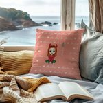 Personalisierte Cartoon Geburt Blume werfen Kissenbezug mit Liebe Herz Namen Multicolor Home Decor Geburtstag Weihnachten Geschenk für Familie Kinder