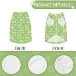 Personalized Multicolor Cute Paw 100% Cotton Dog Clothing with Name Birthday Commemorative Day Gift for Pet Lovers Owner