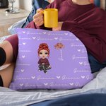 Personalisierte Cartoon Geburt Blume werfen Kissenbezug mit Liebe Herz Namen Multicolor Home Decor Geburtstag Weihnachten Geschenk für Familie Kinder