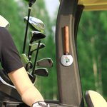 Personalized Cartoon Character Magnetic Golf Ball Shaped Cigar Holder with Name for Golf Cart Sports Birthday Gift for Golf Players Cigar Lovers