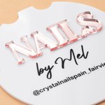 Personalised Mirror Letter Acrylic Nailfie Disk Display Plate with Name Beauty Salon Social Media Photo Props Gift for Manicurist Nail Artist