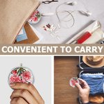 Portapillole personalizzato in vetro colorato con nome e specchio Regalo di compleanno per amici e famiglia