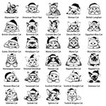 Personalised Snowflake Cat Portrait Wooden Christmas Hanging Ornament with Name Christmas Tree Decor Memorial Pet Loss Gift for Pet Lovers