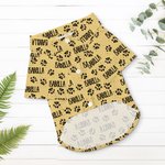 Personalised Multicolour Cute Paw Print Soft Dog Cat Shirt with Name Holiday Party Costume Birthday Gift for Pet Owners