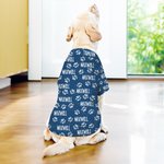 Personalised Multicolour Cute Paw Print Soft Dog Cat Shirt with Name Holiday Party Costume Birthday Gift for Pet Owners