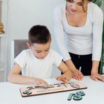 Personalized Christmas Cartoon Character Wood Name Puzzle Toy Birthday Christmas Gift for Girl Boy Kid