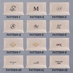 Echarpe chaude super douce avec broderie Monogramme Initial Multicolore Anniversaire Cadeau d'hiver pour la famille et les amis