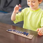 Personalized Christmas Cartoon Character Wood Name Puzzle Toy Birthday Christmas Gift for Girl Boy Kid