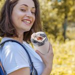 Personalized Rainbow Daisy Paw Print Tumbler Name Plate Tag with Dog Cat Photo Accessories for Stanley Birthday Memorial Gift for Pet Owners