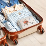 Sac de maquillage en cuir avec nom Anniversaire Bridesmaid Family Cadeau pour femmes