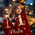 Personalisierte Schwanensee Ballett Cartoon-Mädchen Sterne Decke mit Initiale und Namen Haus Deko Geburtstagsgeschenk für Balletttänzerin Ballerina