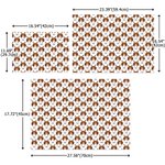 Personalised Christmas Hat Scarf Cartoon Dog Wrapping Paper with Name Festive Christmas Gift for Dog Lover