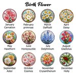 Portapillole personalizzato in vetro colorato con nome e specchio Regalo di compleanno per amici e famiglia