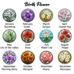 Portapillole personalizzato in vetro colorato con nome e specchio Regalo di compleanno per amici e famiglia