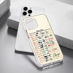 Personalized Retro Library Date Due Card Black or Clear iPhone Case Birthday Christmas Gifts for Book Lovers Readers