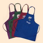 Grembiule da cucina personalizzato con nome e tasca per cucinare, cuocere, giardinaggio, inaugurazione della casa, per cuochi e donne.