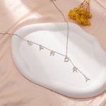 Gepersonaliseerde sierlijke Lariat Y-ketting met 3-9 initialen Moederdag Verjaardag Valentijnsdag Cadeau voor vrouwen