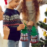 Personalised Christmas Tree Freestanding Wooden Money Holder with Text Christmas Gift for Kids Family