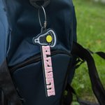 Personalizzato Multicolore Colori 3D Stampato Nome Racchetta Lacrosse Portachiavi Borsa Tag Lacrosse Mamma Regalo di compleanno per gli amanti dello s