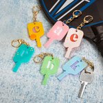 Personalized Cute Pickleball Paddle Acrylic Keychain with Initial Birthday Anniversary Gift for Pickleball Lover