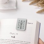 Personifierad Mystery World Floral Tea Cup Magnetisk läderbokmärkesklämma med namn Läsning Pappersvaror Födelsedagspresent för bokälskare