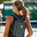 Personalized Cute Pickleball Paddle Acrylic Keychain with Initial Birthday Anniversary Gift for Pickleball Lover