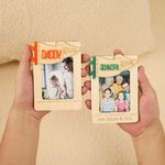 Personalized Best Dad Ever Wood Photo Car Visor Clip with Text Father's Day Birthday Gift for Family Car Owners