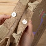 Sac en toile de jute avec initiales et nom Casse-Noisette Fée Ballet Girl Cadeau d'anniversaire pour la famille et les enfants