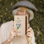 Personalised As I Watch You Grow Birth Flower Tree Name A5 Journal Notebook with Wooden Pen Birthday Anniversary Gift for Grandma Grandfather