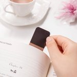 Personlig Zodiac Sign Design Magnetiskt läderbokmärkesklämma med graverat namn och initialer Födelsedagspresent för bokälskare Bokmal