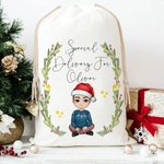 Henkilökohtainen Misteli Special toimitus sarjakuvahahmo merkki kiristysnauha kangas laukku nimi joululahja Kid aikuinen