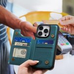 Personalized Birth Flower Bouquet PU Leather Flip Wallet Phone Case for iPhone with Name RFID Blocking Card Holder Birthday Gift for Family