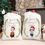 Henkilökohtainen Misteli Special toimitus sarjakuvahahmo merkki kiristysnauha kangas laukku nimi joululahja Kid aikuinen