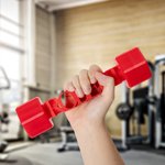 Brighten Your Space Lift Your Spirit - Personalized 3D Printing Name Dumbbell Desk Decor