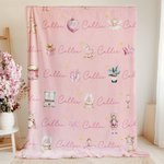 Cascanueces Personalizado Pan de jengibre Suave manta con nombre Navidad Cumpleaños Regalo para Niños Niñas