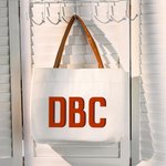Personalised Shadow Name Canvas Tote Bag with Leather Handle Travel Shopping Accessories Gift Birthday Gift for Women Girls